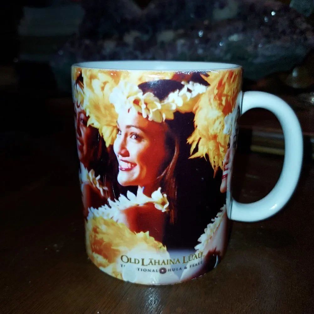Old Lahaina Luau Coffee Mug Hula Girls